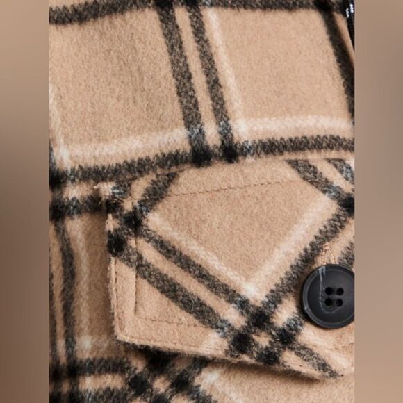 š„š„ MuntheāREADING JACKET OUTERWEAR Coat Insulated flannel Shacket Sizeā34 - Picture 11 of 16